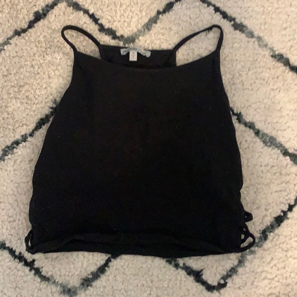 black halter top